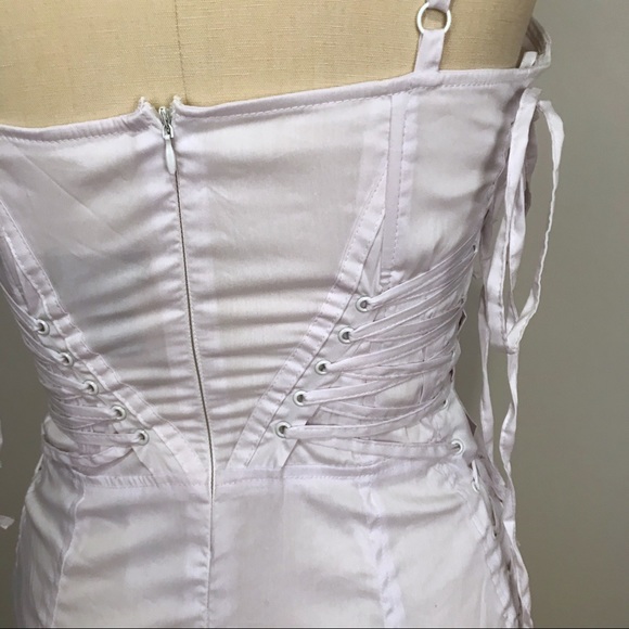 NWT White Corset Dress Size S\M - Picture 9 of 11